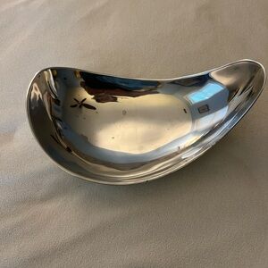 Beatriz Ball Metal Leaf Shaped Serving Bowl
